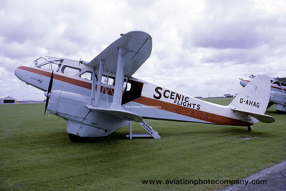 Scenic Flights De Havilland Dragon Rapide G-AHAG (1967)