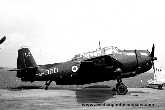 Royal Navy 815 Squadron Grumman Avenger AS.3 XB311/GN360 (1953)
