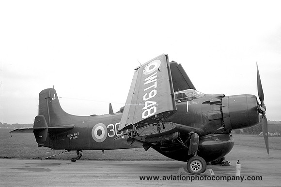 Royal Navy 849 Squadron Douglas Skyraider AEW.1 WT948/J307 (1953)