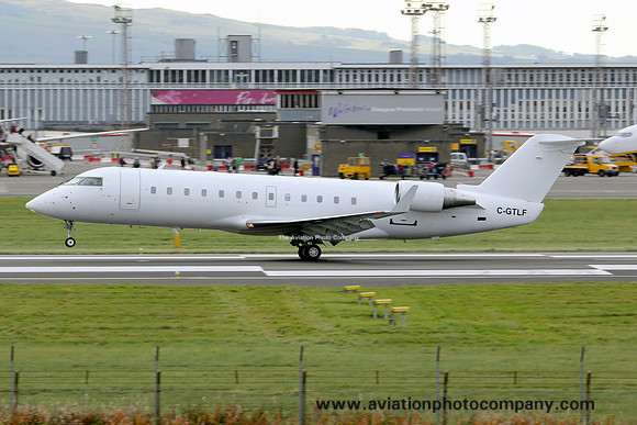 Canadair CL-600 C-GTLF at Prestwick (2012)