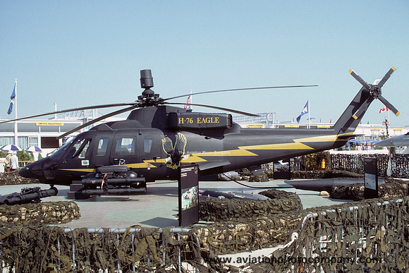 Sikorsky H-76 Eagle at the Paris Air Show (1985)