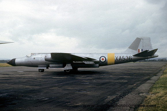 RAF 228 OCU English Electric Canberra T.11 XA536 (1960)