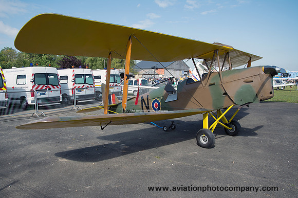 De Havilland TigerMoth F-AZEI at La Ferte Alais (2015)