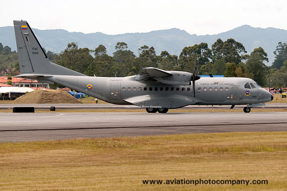 Colombian Air Force ESCTA 811 CASA C-295M FAC1285 at Rionegro (2013)