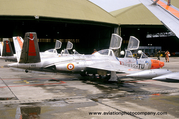 French Air Force GI312 Fouga CM.170 Magister 480/312-TU (1986)
