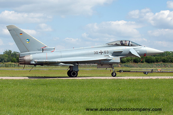 German Air Force TLG74 Eurofighter EF-2000 30+63 at the Neuberg Open Day (2016)