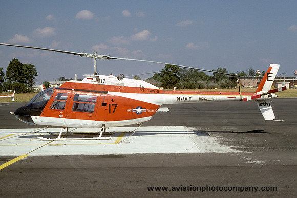 US Navy TAW-5 Bell TH-57A Sea Ranger 157373/E-17 at NAS Whiting Field (1984)