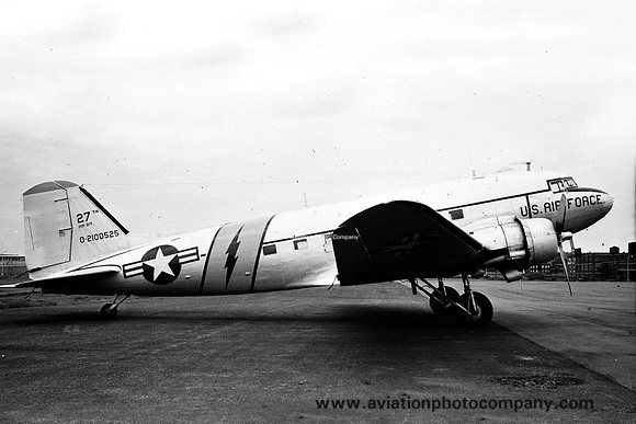 USAF 27th Air Division Douglas C-47D Dakota 42-100525
