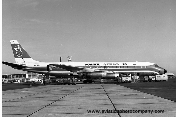 Pomair Douglas DC-8 OO-TCP (1973)