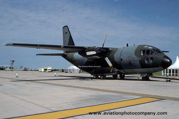 Italian Air Force 14 Stormo Aeritalia G.222 MM55125/14-24 at RIAT Fairford (2002)