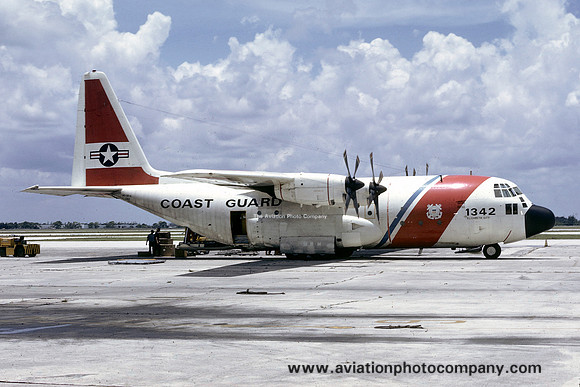 US Coast Guard Elizabeth City Lockheed HC-130B Hercules CG1342 (1975)
