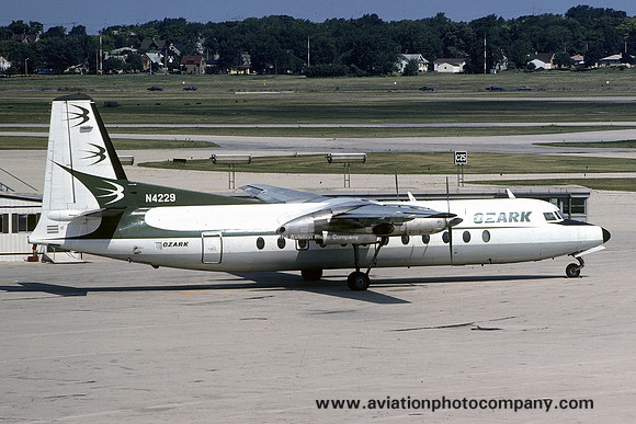 Ozark Airlines Fairchild FH-227B N4229