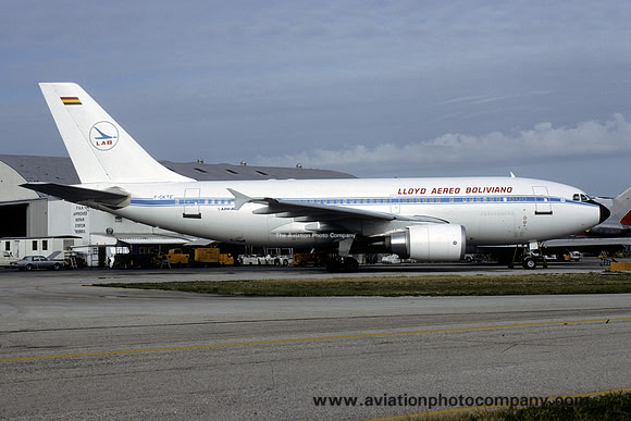 Lloyd Aereo Boliviana Airbus A.310 F-GKTE (1991)