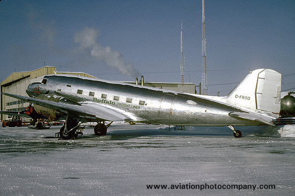 Buffalo Airways Freightliner Douglas C-47 Dakota C-FROD (1992)