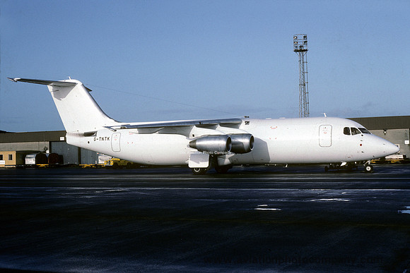 BAe 146 G-TNTK at Prestwick (1992)