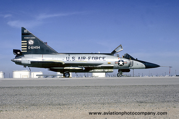 USAF Pennsylvania ANG 146 FIS Convair F-102A 56-1494/10 (1974)