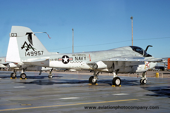 US Navy VA-85 Grumman A-6A Intruder 149957/AA503 at Davis Monthan (1979)