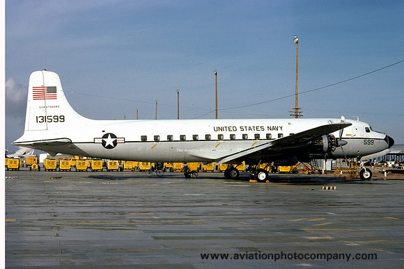 US Navy Guantanamo Bay yDouglas C-118B 131599 at Davis Monthan (1979)