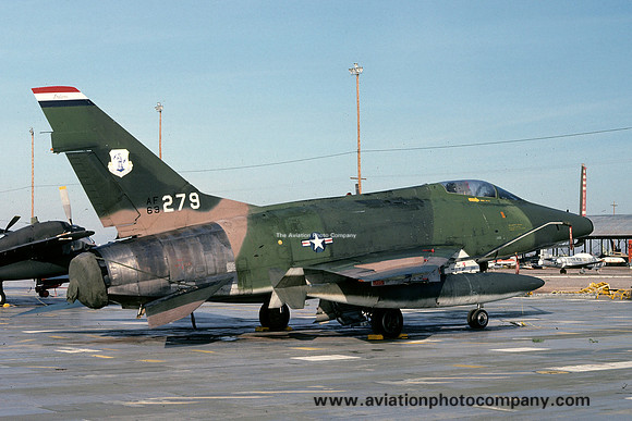 USAF Indiana ANG North American F-100D 56-3279 at Davis Monthan (1979)