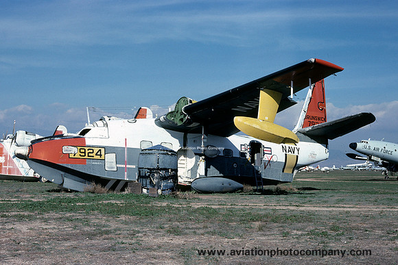 US NAvy Brunswick Grumman HU-16C Albatross 137924 at MASDC Davis Monthan (1979)