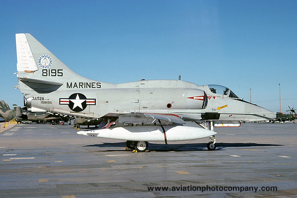 US Marines NATC Douglas A-4M 158195 at Davis Monthan (1979)