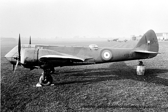 RAF Bristol Blenheim IIIA K7072