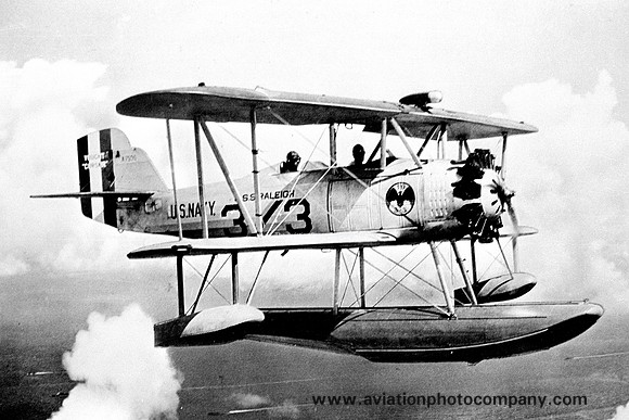 US NAvy Vought O2U-1 Corsair A7530 "USS Raleigh" Air to Air