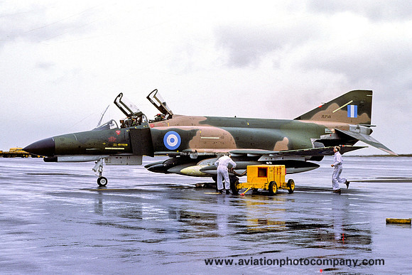 Greek Air Force McDonnell F-4E Phantom 71750 on delivery (1978)