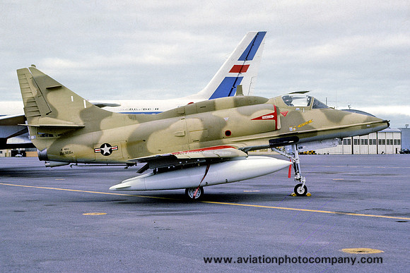 Kuwaiti Air Force Douglas A-4KU 160181 on delivery (1978)