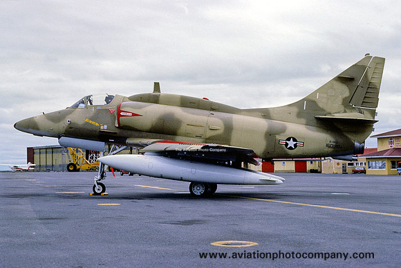 Kuwaiti Air Force Douglas A-4KU 160180 on delivery (1978)