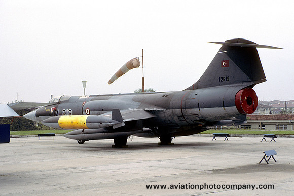 Turkish Air Force Lockheed F-104G Starfighter 12619 at the Turkish Air Force Museum
