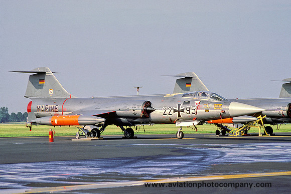 West German Navy MFG1 Lockheed F-104G Starfighter 22+95 (1978)