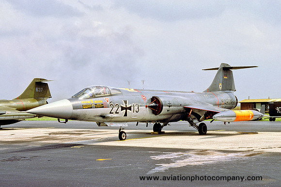 West German Navy MFG1 Lockheed F-104G Starfighter 22+13 (1978)