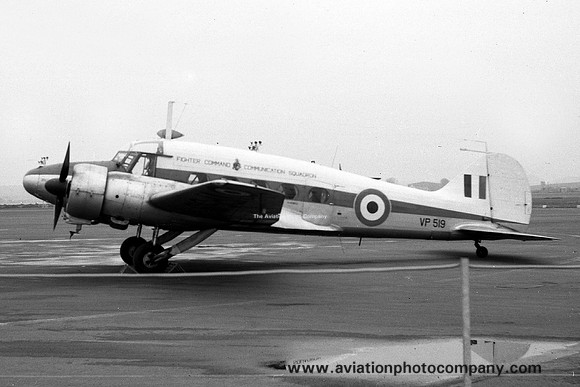 RAF Fighter Command Communications Squadron Avro Anson C.19 VP519 (1959)