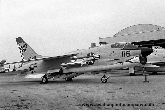 US Navy VF-211 Chance F-8E Crusader 150891/NP-116 (1964)