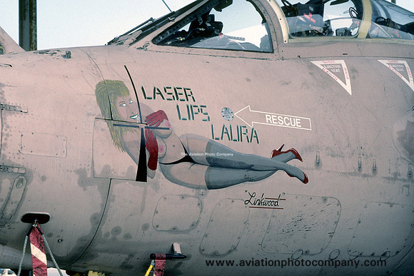 RAF Blackburn Buccaneer S.2 XW899 "Laser Lips Laura" during Operation Granby at Muharraq Airbase (1991)