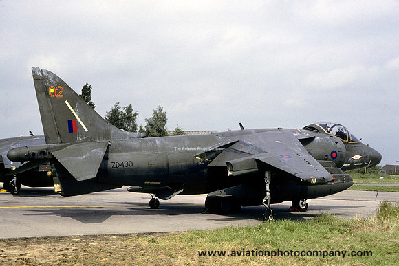 RAF 1 Squadron Hawker Siddeley Harrier GR.5 ZD400/02 (1990)