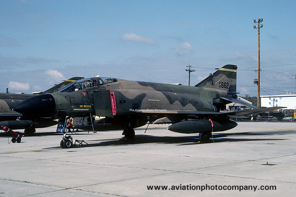 USAF Georgia ANG 128 TFS McDonnell F-4D Phantom 66-7662 (1985)