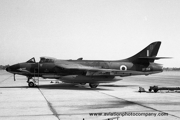 RAF 208 Squadron Hawker Hunter FGA.9 XF388/B at Bahrain (1962)