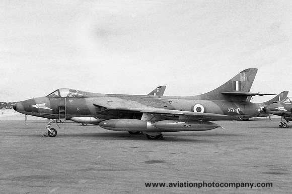 RAF 208 Squadron Hawker Hunter FGA.9 XE647/H at Bahrain (1962)