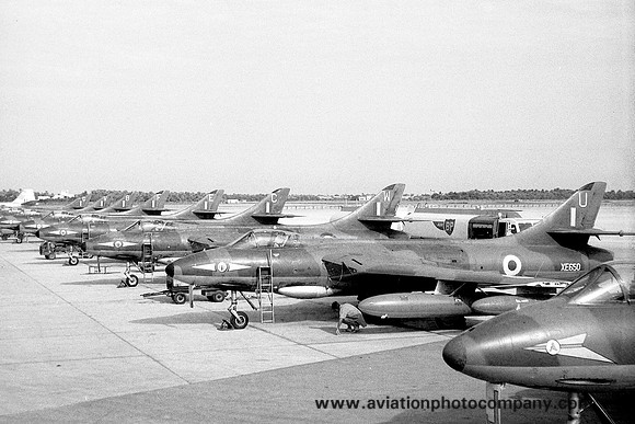 RAF 1 Squadron Hawker Hunter FGA.9 XE650/U at Bahrain (01.12.1962)