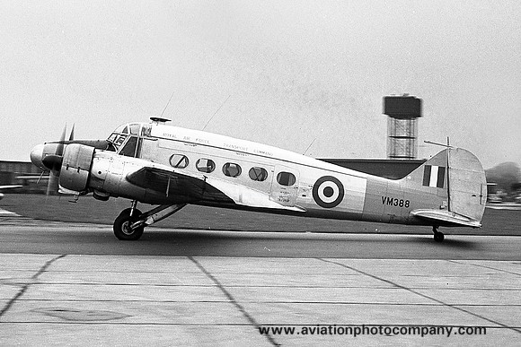 RAF 38 Group Avro Anson C.19 VM388 at RAF Waterbeach (1963)