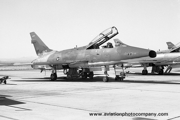 USAF Arizona ANG 152 TFTS North American F-100F 56-3912 (1976)