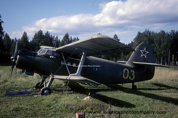 Russian Air Force Antonov An-2 03 yellow (2003)