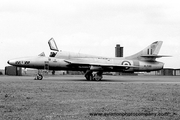 RAF 54 Squadron Hawker Hunter T.7 XL596 (1962)