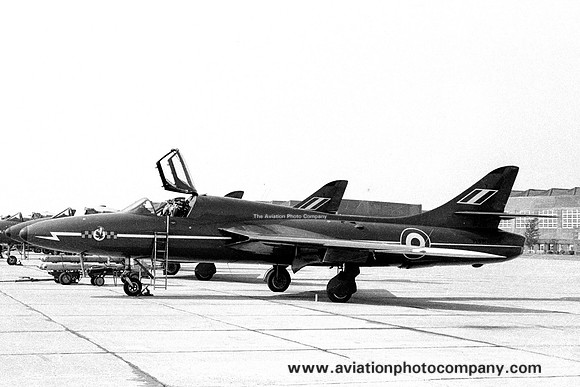 RAF 92 Squadron Hawker Hunter T.7 XL571/V at RAF Stradishall