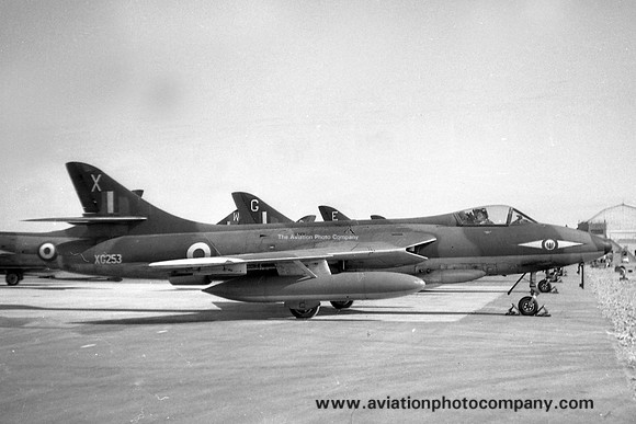 RAF 1 Squadron Hawker Hunter FGA.9 XG253/X at RAF Luqa (1962)