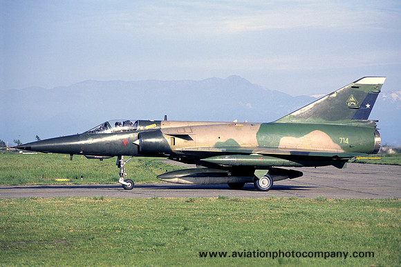 Chilean Air Force Grupo 8 Dassault Mirage 5 714 (2004)