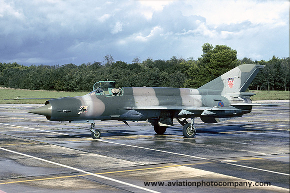 Croatian Air Force 21 ELZ Mikoyan MiG-21bis 110 (2002)