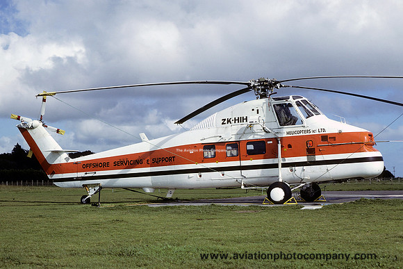 Helicopters New Zealand Sikorsky S-58 ZK-HIH (1979)
